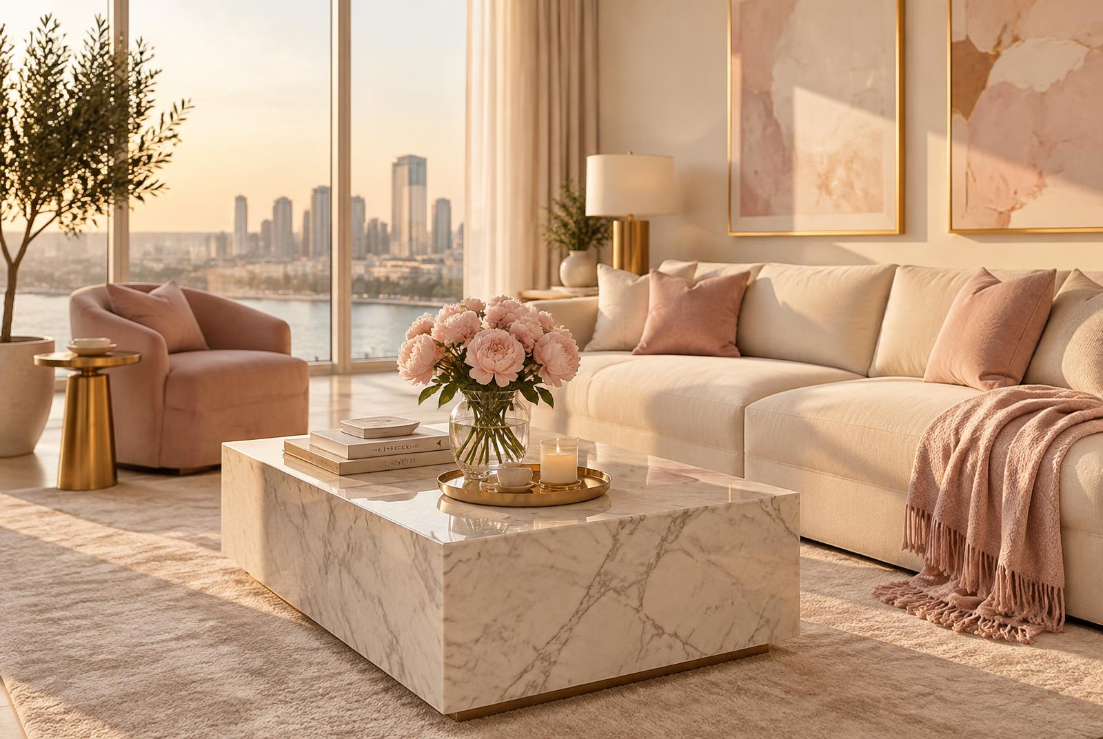 Spotless luxury living room