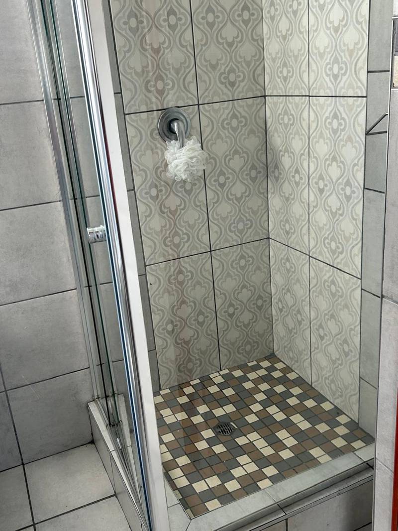 Shower after cleaning